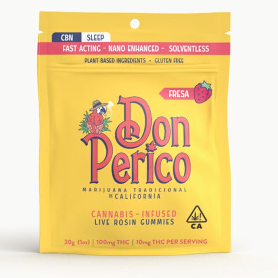 Don Perico - Don Perico - Gummies CBN Nano Infused Live Rosin - Fresa (Sleep) - 1