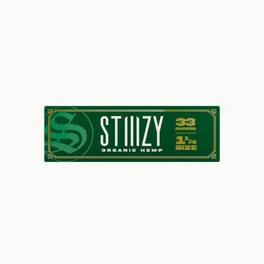 STIIIZY - 1 ¼ Size Premium Rolling Papers - Organic Hemp - 1
