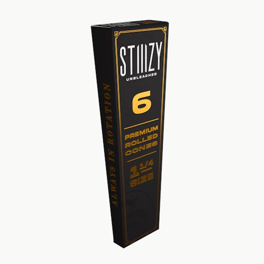 STIIIZY - Paper Cones - 1 ¼ Size Unbleached - 1
