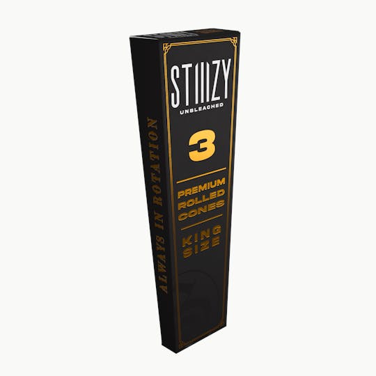 STIIIZY - Paper Cones - King Size Unbleached - 1