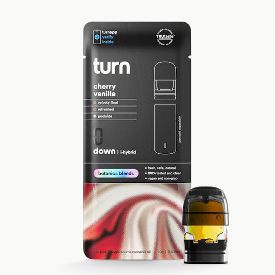 turn - 1.0g POD | cherry vanilla | botanica blends | up | - 1