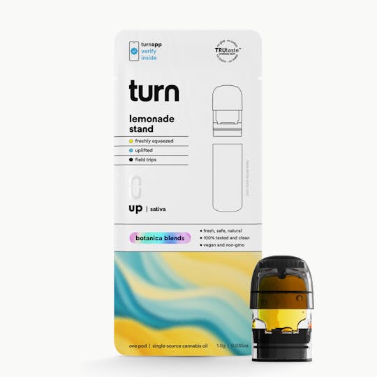 turn - 1.0g POD | lemonade stand | botanica blends | up | - 1