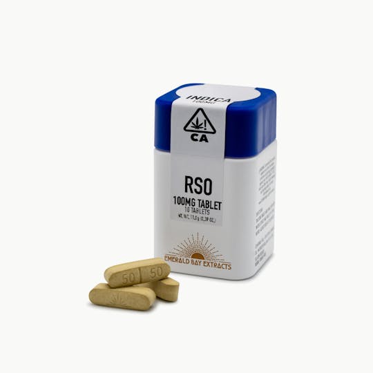 Emerald Bay Extracts - Blueberry Dream | 100mg Tablet | 1000mg Package | Indica | RSO - 1