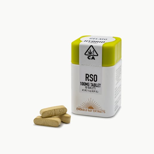 Emerald Bay Extracts - Chilled Cherries | 100mg Tablet | 1000mg Package | Hybrid | RSO - 1