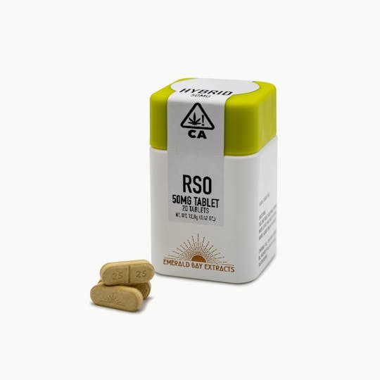 Emerald Bay Extracts - SMRTZ | 50mg Tablet | 1000mg Package | Hybrid | RSO - 1