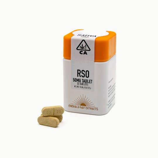 Emerald Bay Extracts - Berry Pie | 50mg Tablet | 1000mg Package | Sativa | RSO - 1