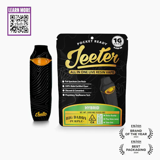 Jeeter - Jeeter | Big Daddy Purple | Live Resin Disposable | 1g - 1