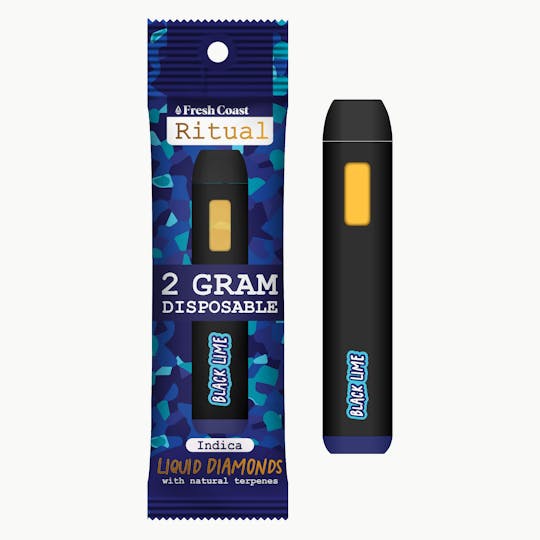 Fresh Coast - Black Lime | Ritual Liquid Diamond 2g Disposable | Indica - 1