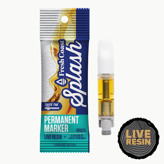 Fresh Coast - Permanent Marker | Splash Live Resin 1G Cart | Indica - 1