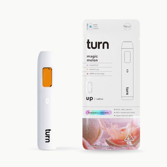 turn - 2.0g AIO | magic melon | botanica blends | down | - 1