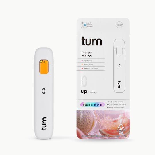 turn - 1.0g AIO | magic melon | botanica blends | down | - 1