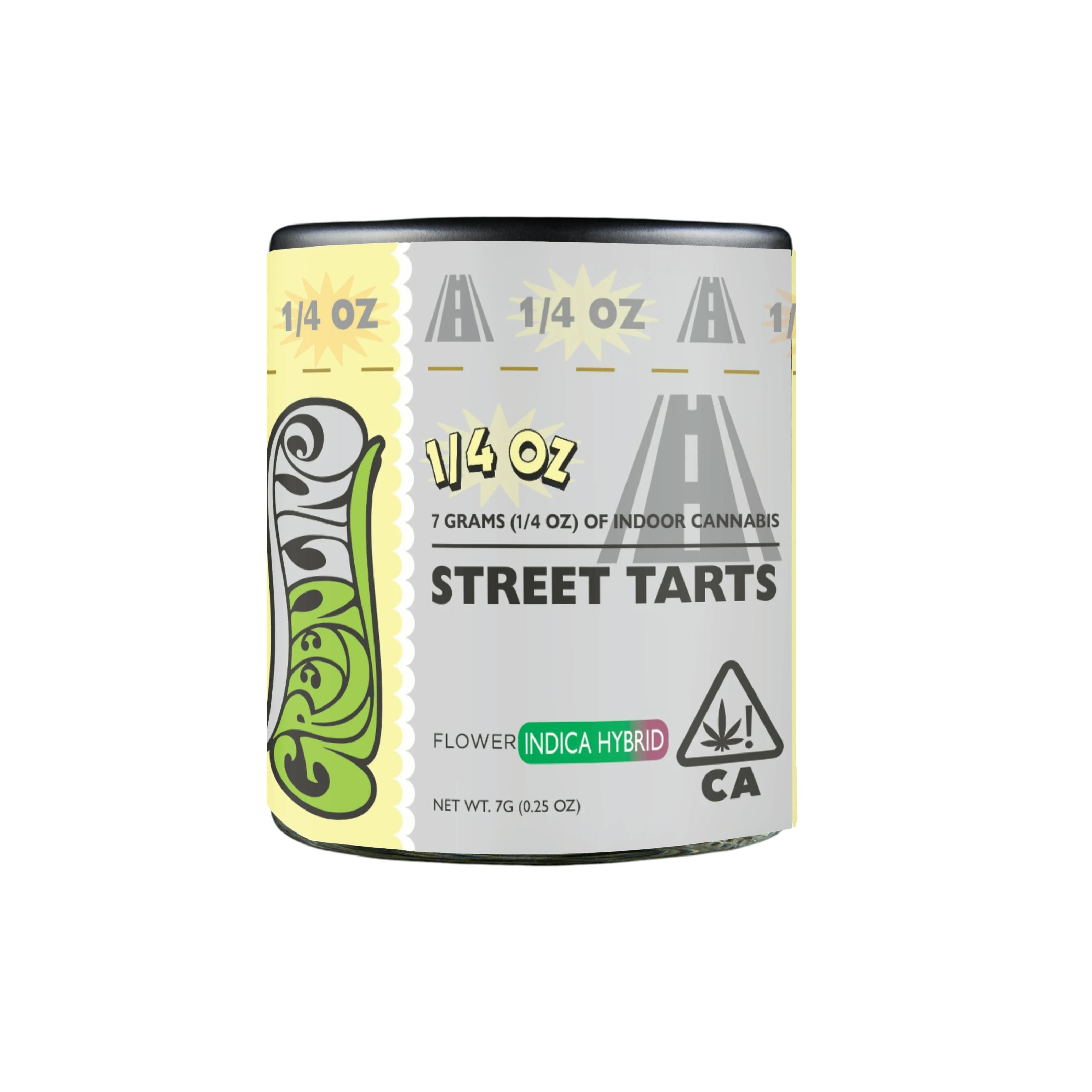 Greenline - Street Tarts - 1/4 oz - Indoor - Indica Hybrid - 7g - 1