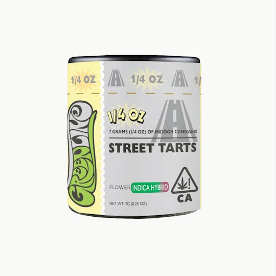 Greenline - Street Tarts - 1/4 oz - Indoor - Indica Hybrid - 7g - 1