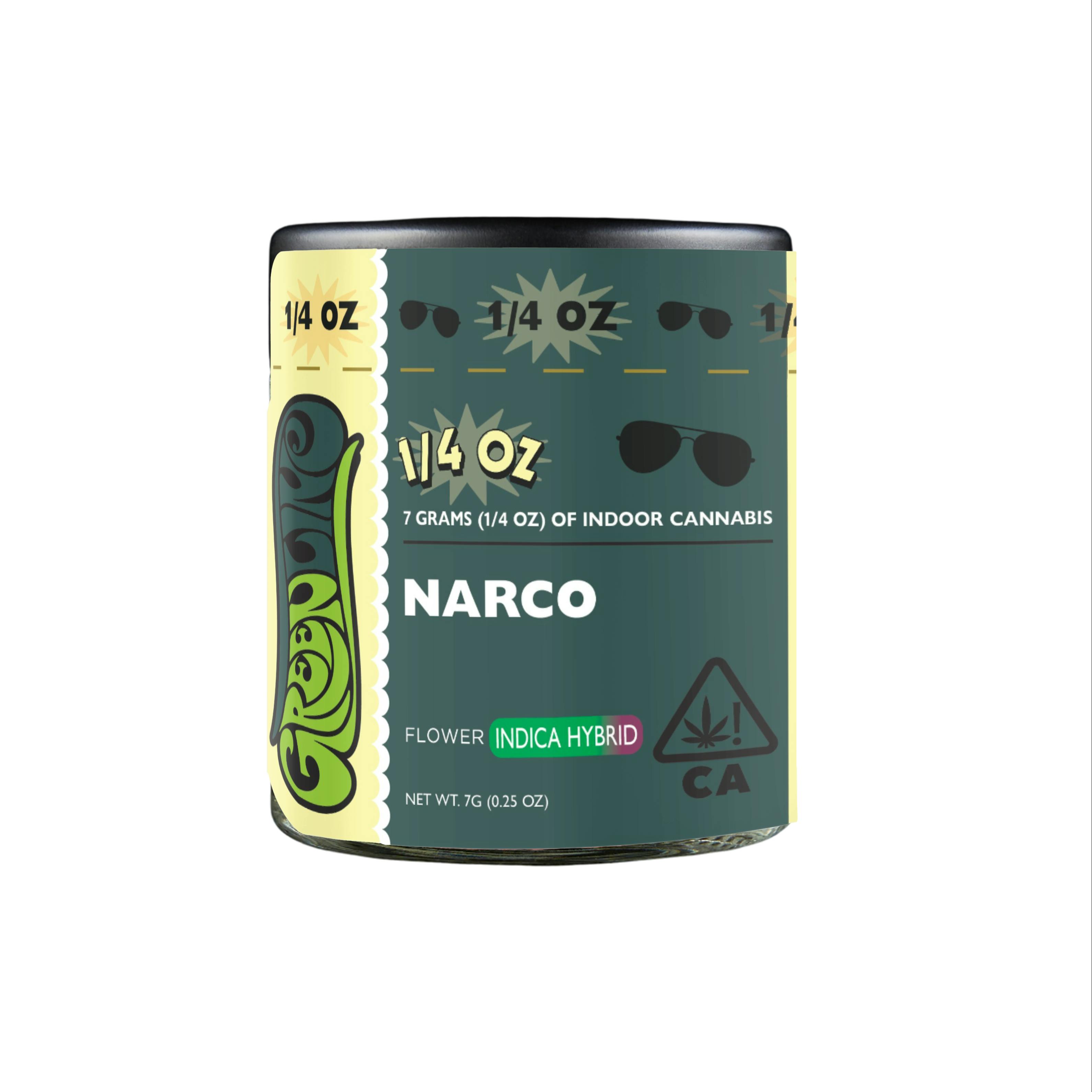 Greenline - Narco - 1/4 oz - Indoor - Indica Hybrid - 7g - 1