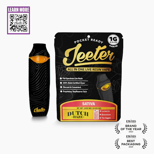 Jeeter - Jeeter | Dutch Haze | Live Resin Disposable | 1g - 1