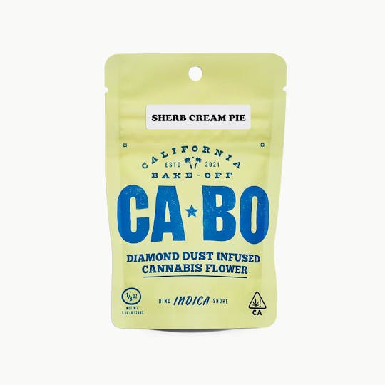 CABO - CABO Diamond Dust Infused 3.5g Flower - Sherb Cream Pie - Indica - 1