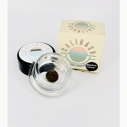 Calihash - Strawberry & Cream Balls - Pressed Cured Bubble Hash - 1