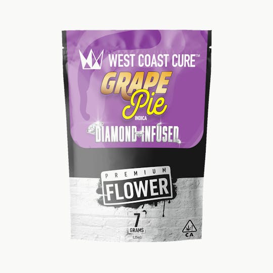 West Coast Cure - Grape Pie - 7G Diamond Infused Premium Flower - 1