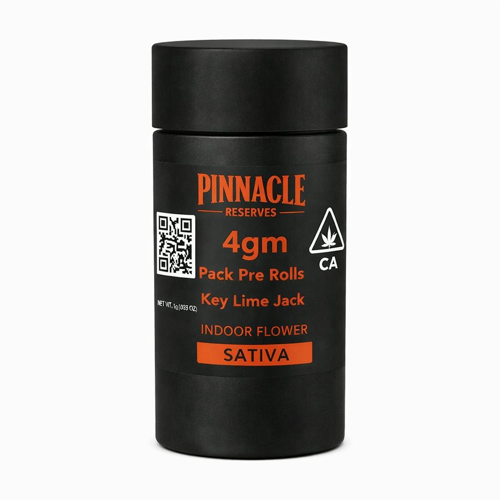 Pinnacle Reserves - PINNACLE RESERVES - Key Lime Jack - 4 pack - one gram pre roll - 1