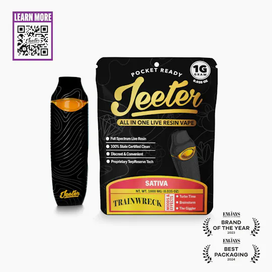 Jeeter - Jeeter | Trainwreck | Live Resin Disposable | 1g - 1