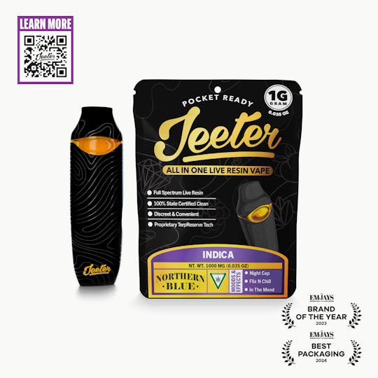 Jeeter - Jeeter All In One Live Resin Vape - Northern Blue - 1
