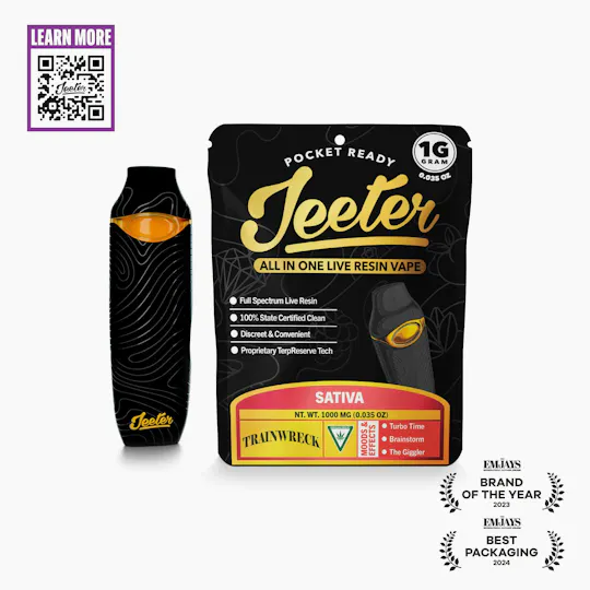 Jeeter - Jeeter | Trainwreck | Live Resin Disposable | 1g - 1