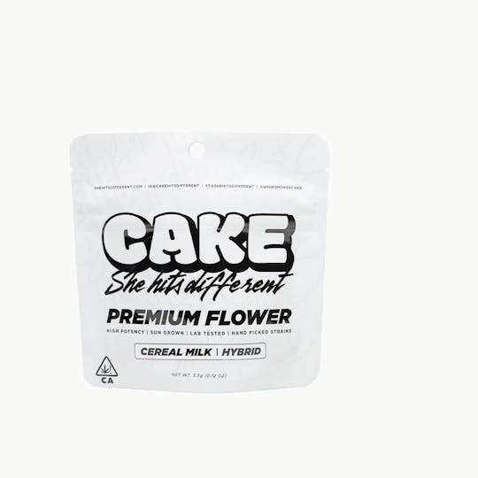 CAKE she hits different - Cereal Milk - 3.5 Grams - Hybrid - Premium Flower - 1