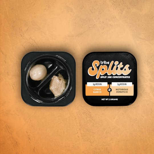 Tribe - Tribe Splits - Citrus Sand Live Rosin & Notorious Donuts Live Rosin - 2g - 1