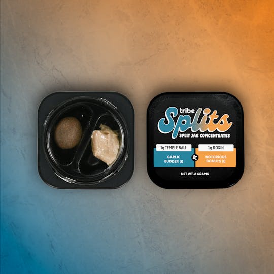Tribe - Tribe Splits - Notorious Donuts Live Rosin & Garlic Budder Temple Ball - 2g - 1