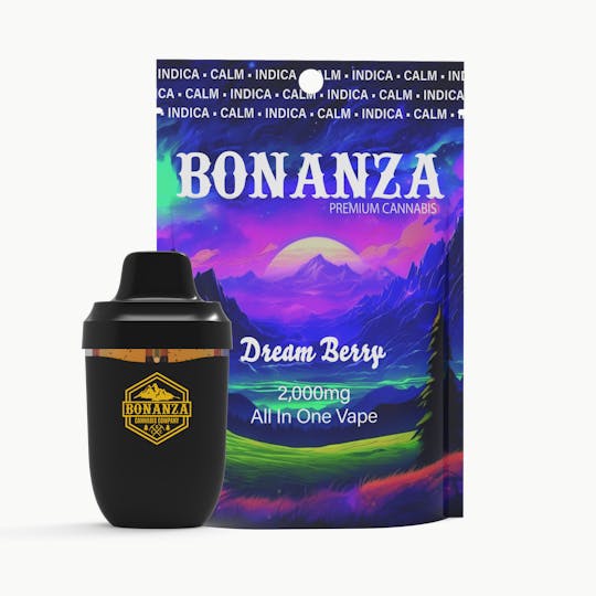 Bonanza Cannabis Company - 2000 MG Disposable Vape Dream Berry - 1