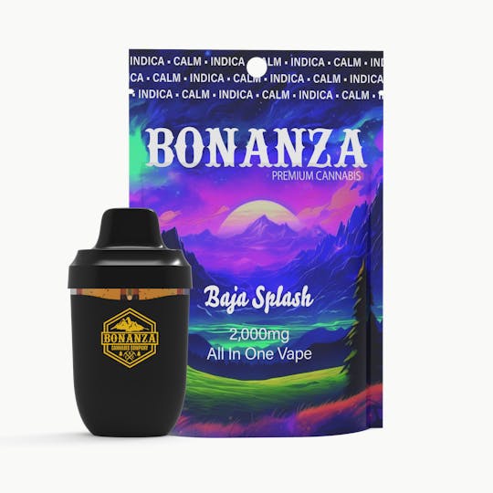 Bonanza Cannabis Company - 2000 MG Disposable Vape Baja Splash - 1