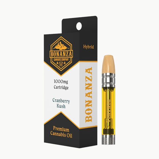 Bonanza Cannabis Company - 1000 MG Cartridge Cranberry Kush - 1