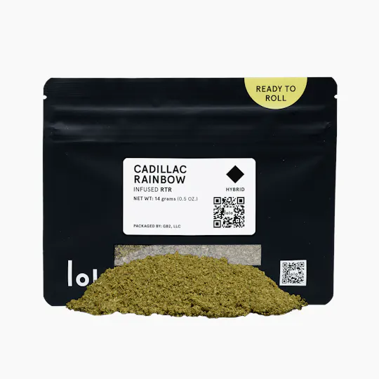 lolo - lolo | Cadillac Rainbow | Indoor Kief Infused Ready To Roll | 14g - 1