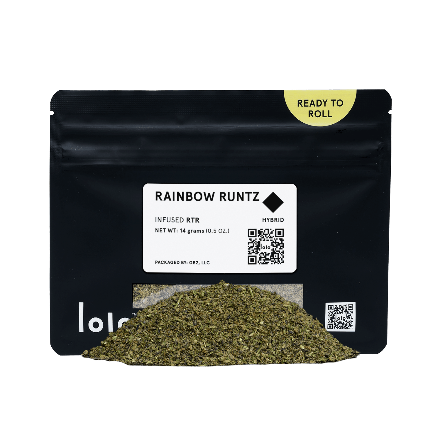 lolo - lolo | Rainbow Runtz | Indoor Kief Infused Ready To Roll | 14g - 1
