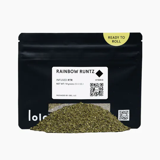 lolo - lolo | Rainbow Runtz | Indoor Kief Infused Ready To Roll | 14g - 1