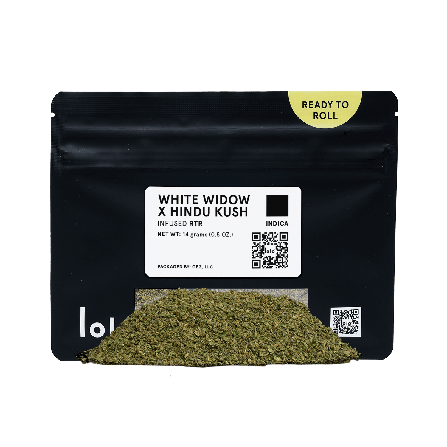 lolo - lolo | White Widow + Hindu Kush | Indoor Kief Infused Ready To Roll | 14g - 1