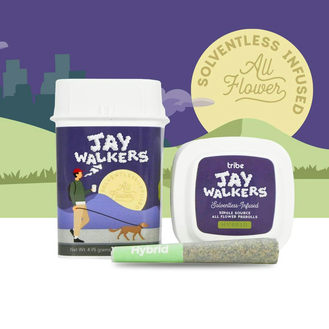 Tribe - White Truffle | Jaywalkers Solventless Infused Minis | 0.45g each | 11pk - 1