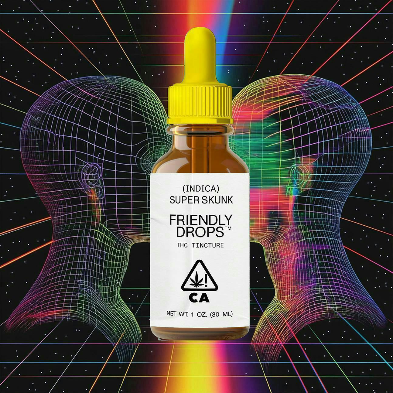 Friendly Brand - Friendly Brand | Friendly Drops | Super Skunk | Tinctures | 1020.0mg | 30ml - 1