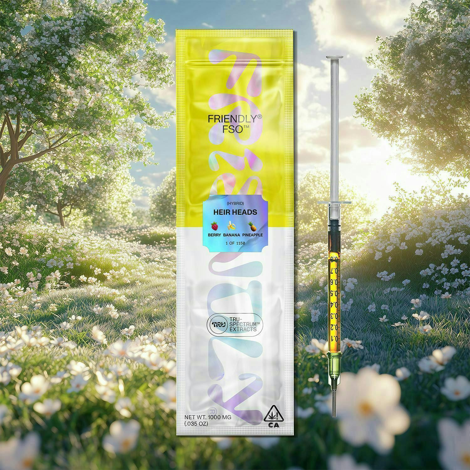 Friendly Brand - Friendly Brand | Live Resin Applicator | Heir Heads | Extract Oils | 1g - 1