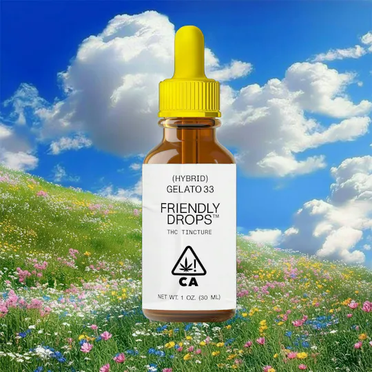 Friendly Brand - Friendly Brand | Friendly Drops | Gelato #33 | Tinctures | 1000mg | 30ml - 1