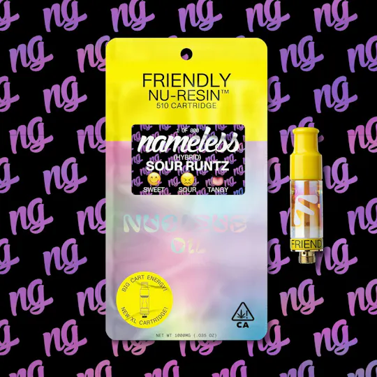 Friendly Brand - Friendly Brand x Nameless | Sour Runtz | Cured Nuresin Cartridge | 1g - 1