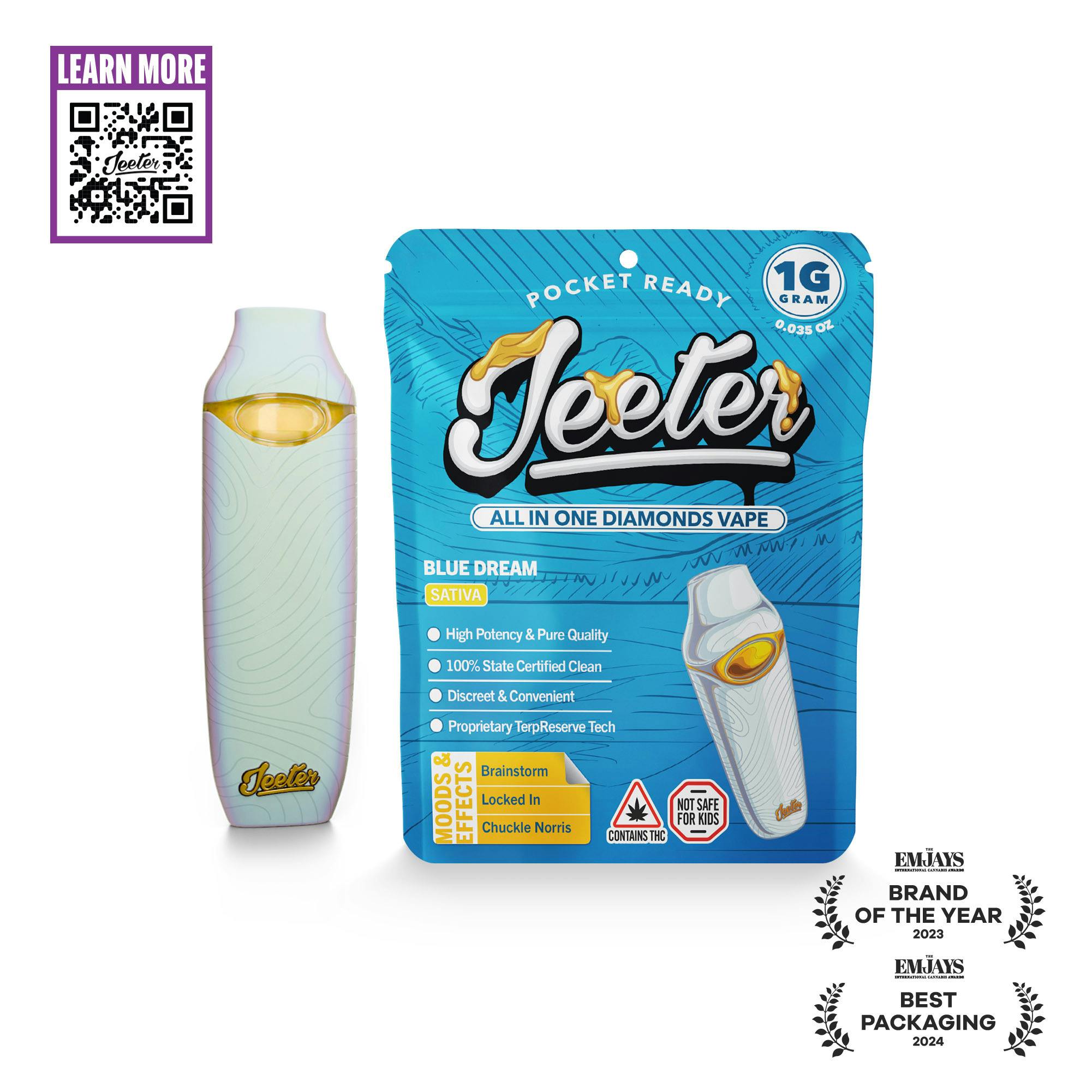 Jeeter - Jeeter All In One Live Resin Vape - Blue Dream - 1