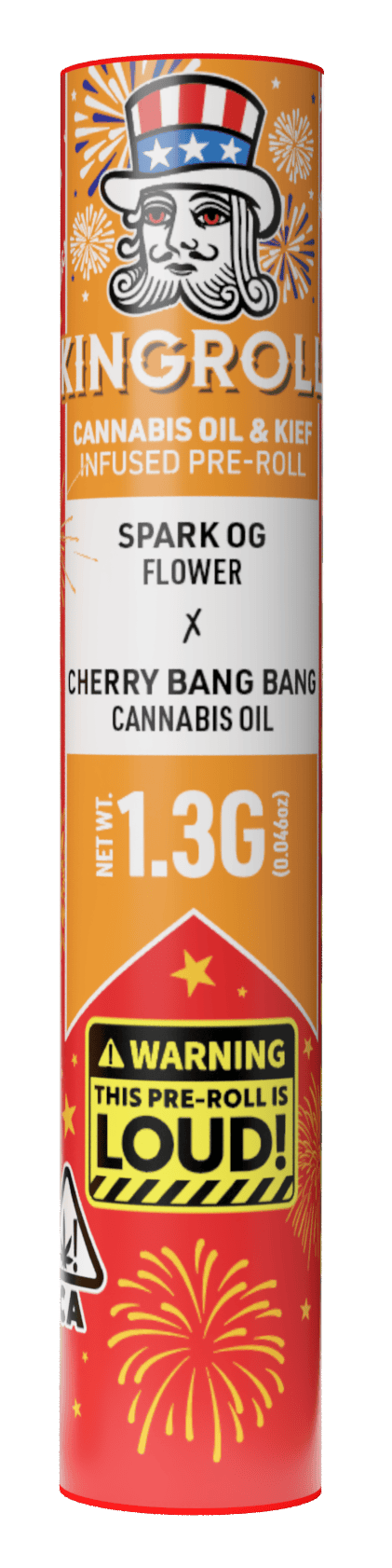 Kingroll - Kingroll | Spark OG x Cherry Bang Bang | Infused Joint | 1.3g - 1