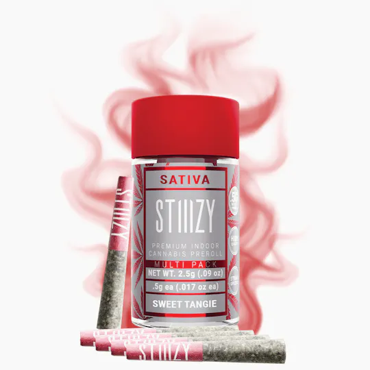 STIIIZY - - SWEET TANGIE - 2.5G Naked Preroll Multipack - 1