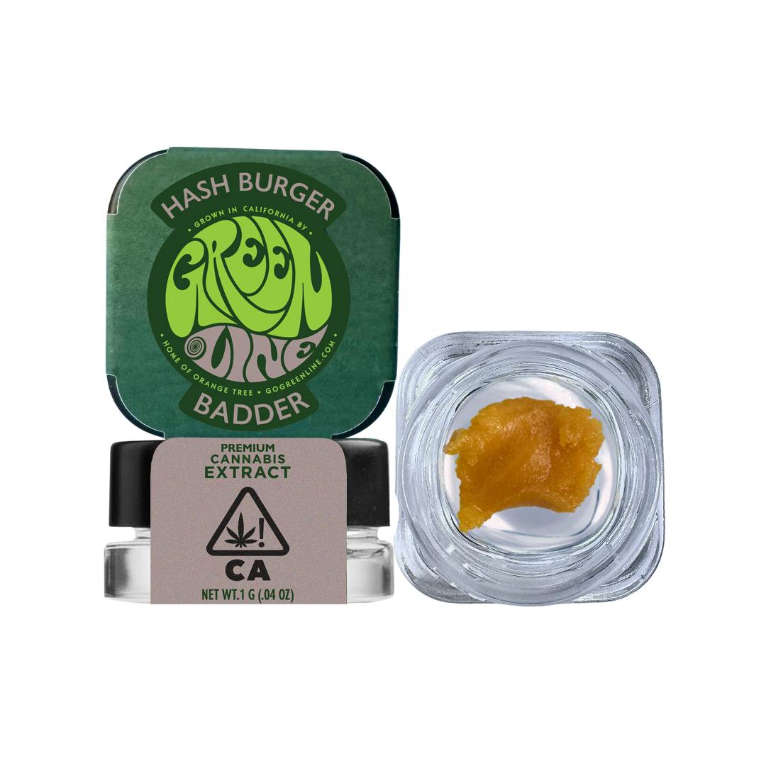 Greenline - Hash Burger - Badder - Extract - Hybrid - 1g - 1