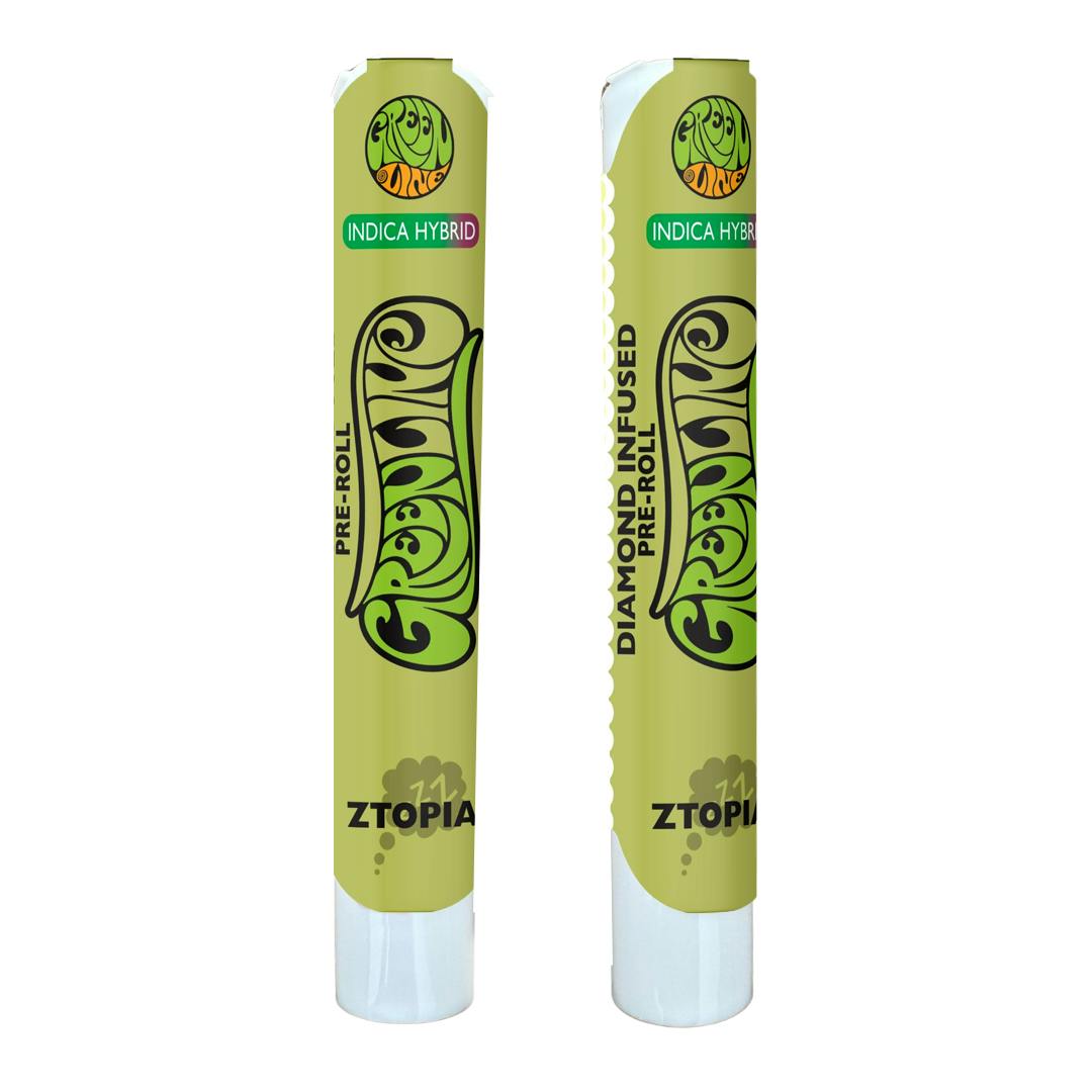 Greenline - Ztopia - Diamond Infused - Indoor Flower Pre-Roll - Indica Hybrid - 1g - 1