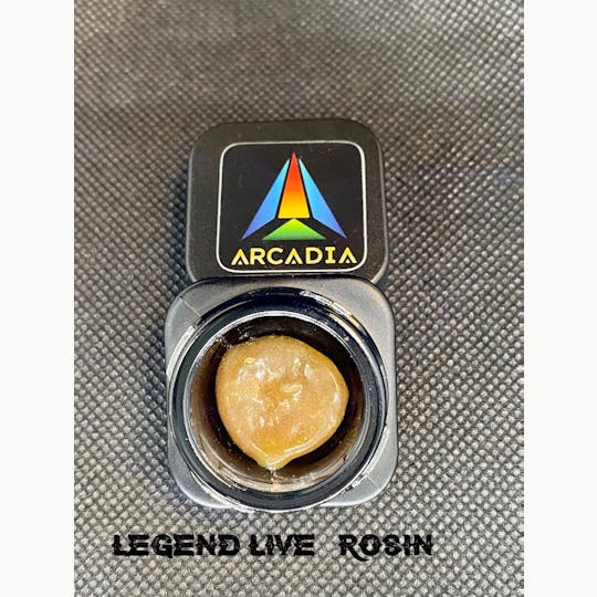 Arcadia Brands - Live Rosin - Ice Water extracted Solventless 1g - Wild West Kush - 1