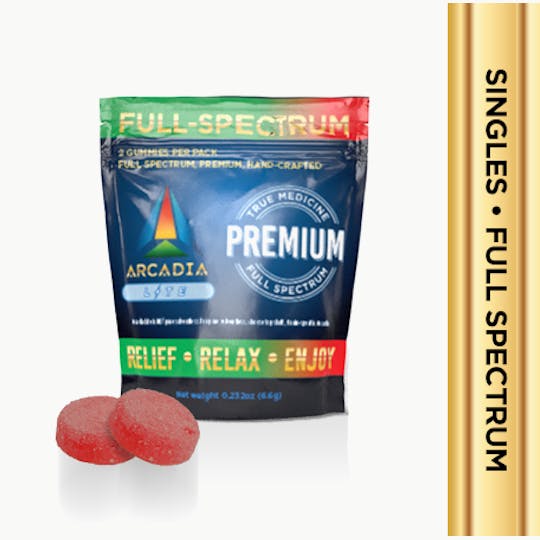 Arcadia Brands - Arcadia Lite - 400mg Singles (2 - 200mg gummies) - 1
