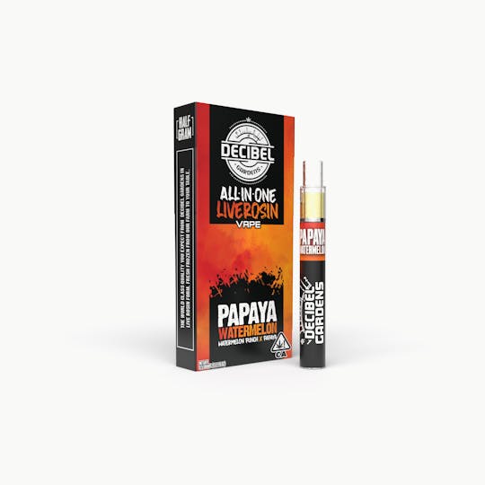 Decibel Gardens - Papaya Watermelon - AIO Rosin (0.5g) - 1