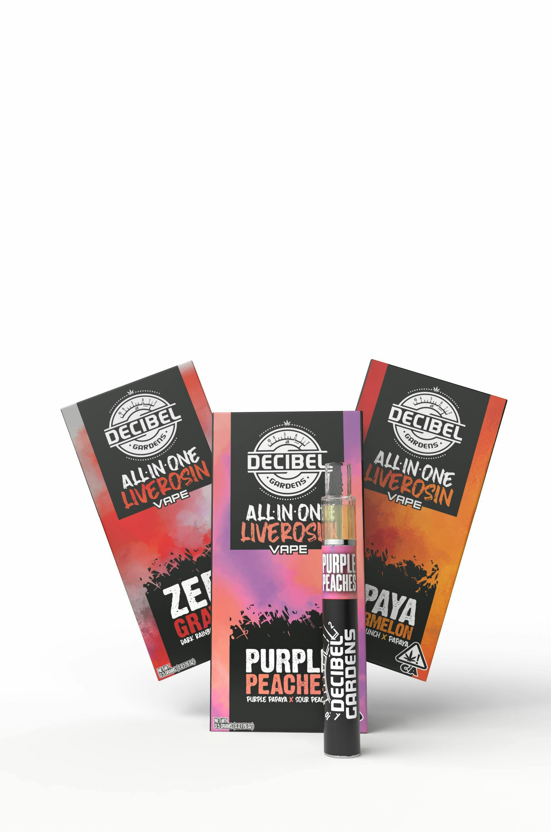 Decibel Gardens - Papaya Watermelon | Rosin Disposable | 0.5g - 1